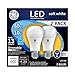 GE LED Light Bulbs, 60 Watt, Soft White, A19 (2 Pack)