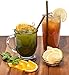 All Natural Bamboo Drinking Straws: 8 Inch Set of 12 Reusable Bamboo Straws - Includes 2 Bonus Nylon Cleaning Brushes - 100% Natural, Sustainable, Non-Toxic & Safe for Home and Work