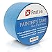 XFasten Professional Blue Painters Tape, Multi-Use, 3 Inches x 60 Yards Blue Tape - Sharp Edge Line Technology, Produces Sharp Lines | Residue-Free and Artisan Grade Wall Trim Tape