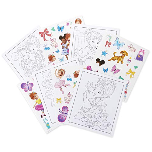 Crayola Fancy Nancy Coloring Pages & Sticker Sheets, Gift for Girls