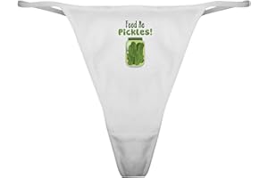 CafePress Feed Me Pickles Classic Thong Thong Underwear, Funny Womens Panties