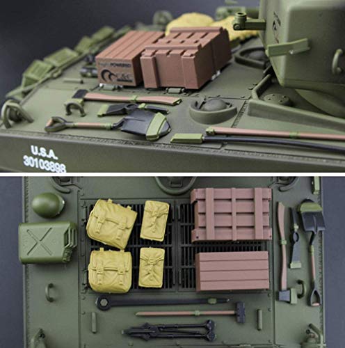 XHH Panzer Groß 1/16 Fernbedienung Panzer Modellsimulation Zweiter Weltkrieg Sherman M4A3 Metallpanzer 2.4G Streitwagen… – Bild 4