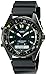 Casio Men's AMW360B-1A1 Black Analog Multi-Function Watch
