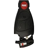 KeylessOption Keyless Entry Car Remote Key Fob Shell Button Pad Battery Clip for IYZ3312