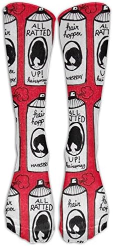 NEW Digital Print Hairspray Athletic Tube Stockings Women's Men's Classics Knee High Socks Sport Long Sock One Size