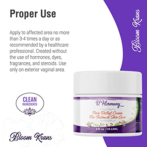 Bloom Krans Vulva Harmony Pain Relief & AntiItch Moisturizing Cream