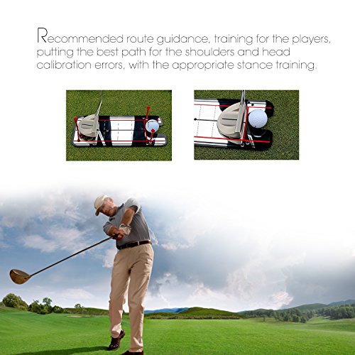 ZZWPY Eyeline Golf Putting Mirror, Golf Alignment Mirror Golf Training Mirror Golf Shoulder Mirror- Practice Your Putting Alignment Tool - Thumbnail 5