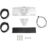 WIKIBB Universial Speaker Mount for Sea Doo Spark TRIXX, Cruise Speaker Bracket for Sea-Doo Spark 2 Up，Aluminum Silver