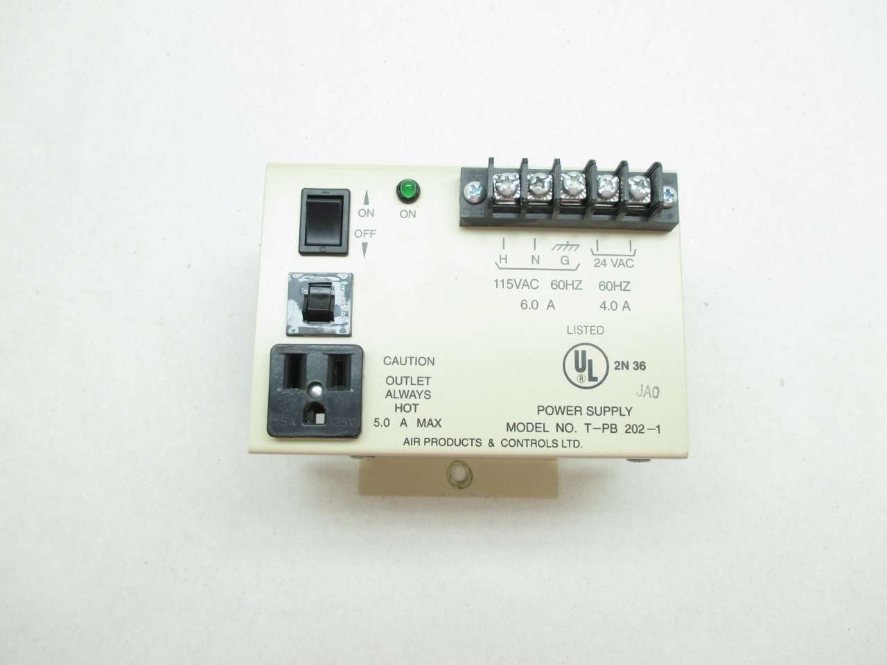 Air Products And Controls Inc. TPb Series 24 Vac Power