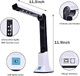 Nicfaky 8MP HD Document Camera Scanner USB Portable Stand A4 Cam Photo Teacher view 3