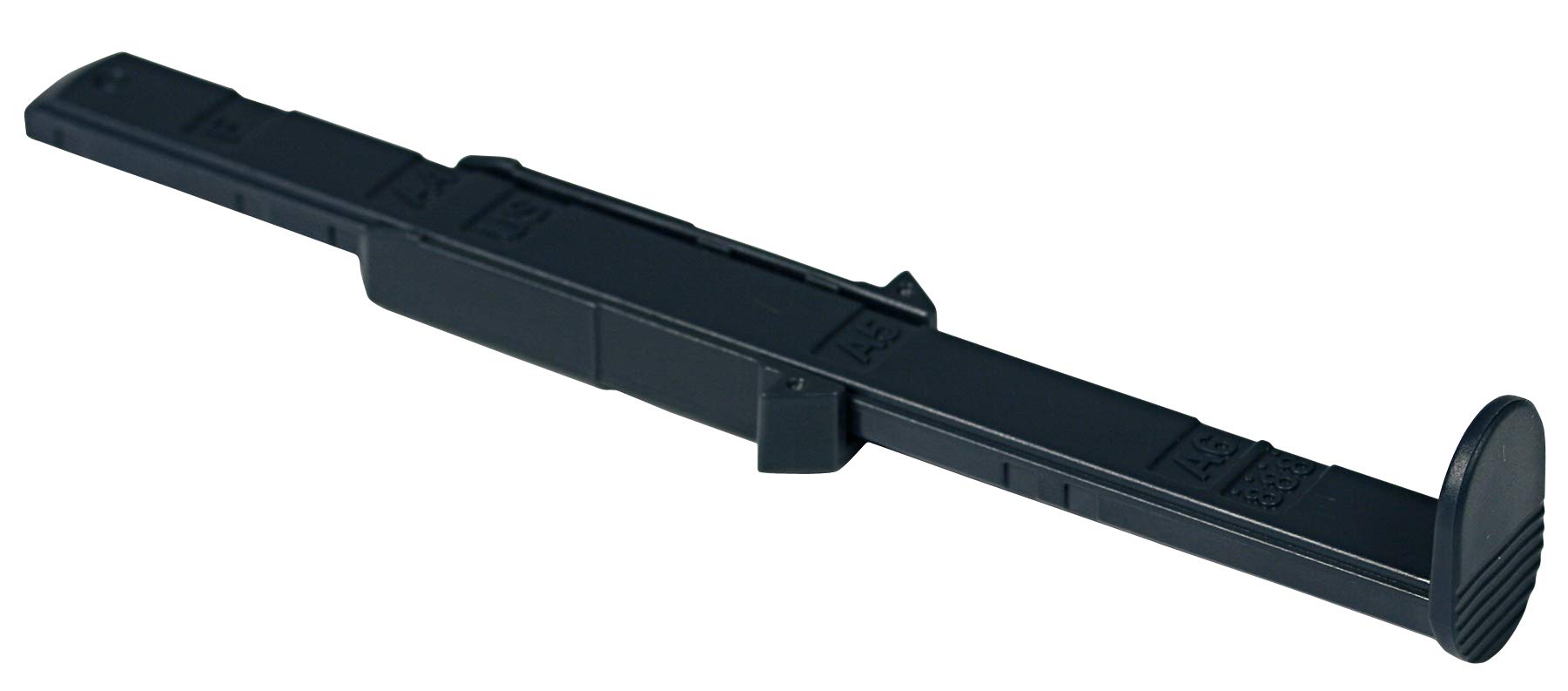 Stop Rail, A4, 138 mm Long, Dark Grey