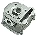 Glixal ATMT1-018 GY6 150cc 57.4mm Cylinder Head Asyy with valves for 152QMI 157QMJ Scooter Moped ATV Go Kart Quad (Non EGR Type)