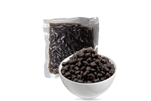 NAKARAD (Packs of 3) Konjac Jelly Pearls – Ready to Eat Tapioca Pearls – Keto-Friendly and Delicious Boba Tea Pearls – For a Relaxing Evening in Your Private Oasis – Ideal Bubble Tea Pearls for Food, Jelly Deserts, Tea, Coffee Konjac Pearl Brown Retort Keto Friendly No Sugar No Carb 10 KCAL Ready To Eat 3 X 100g