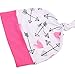 SEYOUAG Baby Girl Clothes Cute Mommy Letter Romper Arrow Heart Pants Newborn Girls Outfits Fall Winter Clothes Set (Adorable Pink, 3-6 Months)