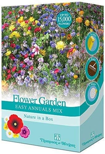 Mixed Cottage Garden Flower Seed Annuals Grow Your Own Colourful Plants Such As Cornflowers Mallow Marigolds 200 G Pack By Thompson Morgan Amazon Co Uk Garden Outdoors