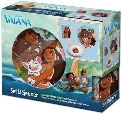 Vaiana Set desayuno 3pcs (Suncity VAA102227): Amazon.es: Juguetes y juegos