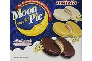 Moon Pie Mini Variety Pack, 48 count box - 48 Ounces
