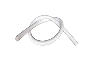 TEKTUBE White Schedule 40 Ultra Flexible PVC Pipe - Made in The USA (1.25" Dia x 25')