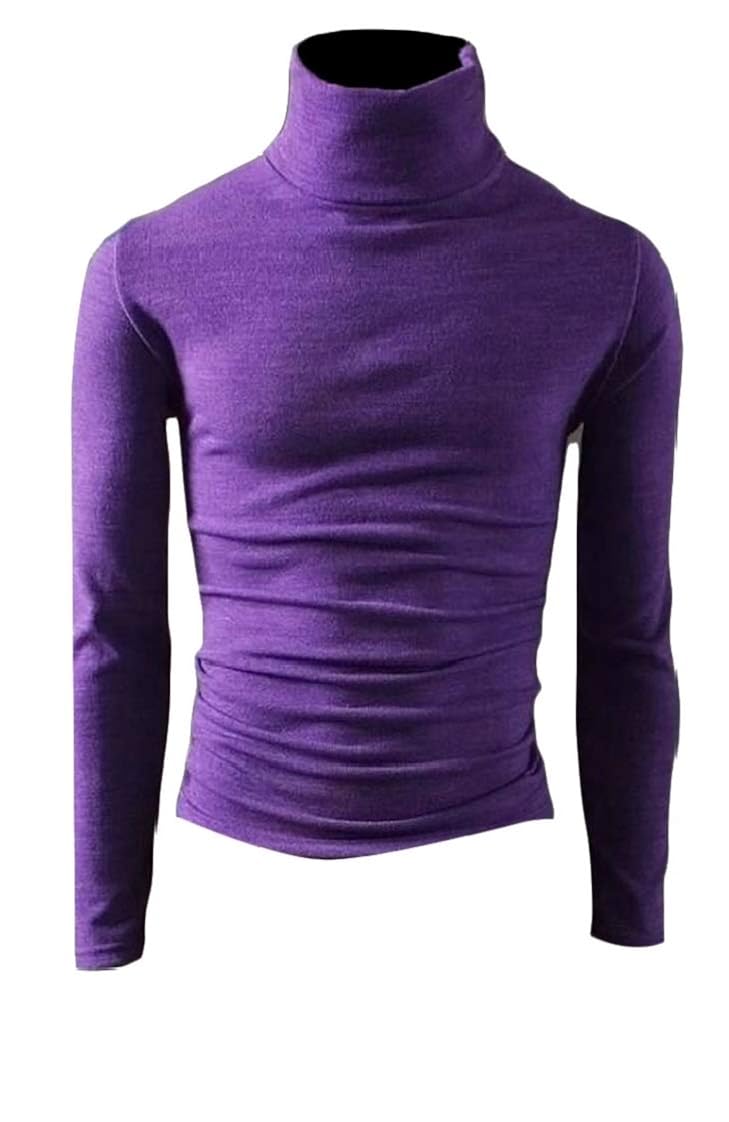 purple turtleneck mens