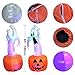 OurWarm 6ft Halloween Inflatable Blow Up Ghost on Pumpkin with Color Changing LED Inflatables Halloween Outdoor Decorations