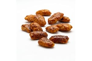 SWEETGLOB Old Fashioned Butter Toffee Pecans, Crunchy Candy Coated Fresh Roasted Pecan (1 Pound)