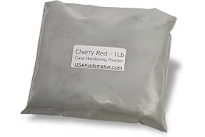 USA KNIFEMAKER SUPPLY Cherry Red Hardening Powder- 1 Pound Bag- Steel Hardening, Forging, Metal Working