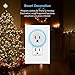 OMOTON [2 Pack] LED Wifi Smart Plug compatible with Amazon Alexa, Google Home, IFTTT, Wireless Socket Outlet Remotely Controls your Devices from anywhere, No Hub Required(Android/IOS)