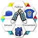 Fotenk No-Tie Elastic Shoelaces for Kids and Adults - Blue