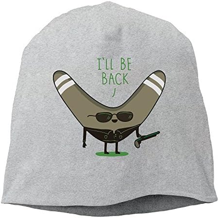 Funny I Will Be Back Unisex Stylish Knit Slouchy Beanie