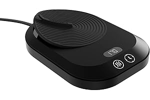 WENVINDA Coffee Mug Warmer for Desk, Electric Coffee Cup Warmer with 3-Temp Settings, Smart Coffee Warmer for Desk Auto Shut Off Timer, Cup Warmer for Desk with TEM/TIME Display, Wax Warmer, Good Gift