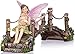 Joykick Fairy Garden Fish Pond Kit - Miniature Hand Painted Figurine Statues with Accessories - Set of 4pcs for Your House or Lawn Decor