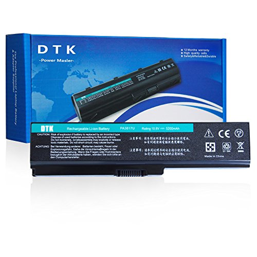 Dtk New Laptop Notebook Battery For Toshiba Computer PA3817U-1BRS PA3817U-1BAS PA3818U PA3819U-1BRS Select Models