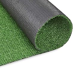 Ottomanson Waterproof Solid Grass Design