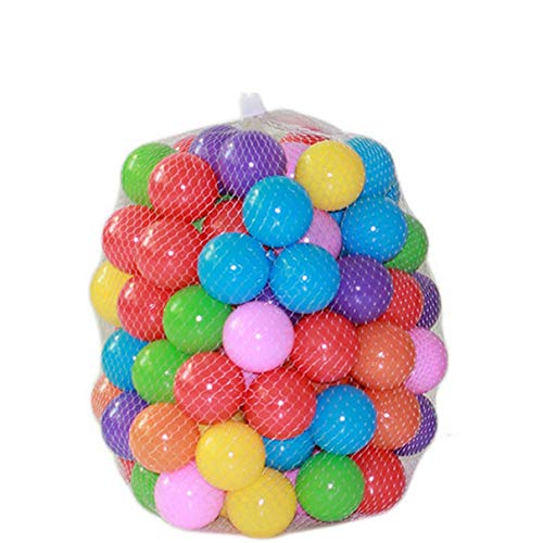 50PCS Eco-Friendly Colorful Ball Soft Plastic Ocean Ball Funny Baby Kid Swim Pit Toy Water Pool Ocean Wave Ball(5.5CM)