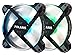 InWin Polaris RGB Aluminum Twin Pack Fan Kit Two RGB LED 120mm High Performance Silent Cooling