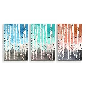 3 Panel Silver Birch Pictures Home Wall for...