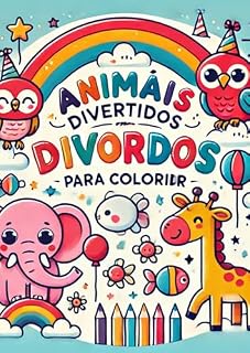 Livro Animais Divertidos Para Colorir