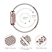 For Apple Watch Band 42mm, Wearlizer New iWatch Mesh Loop Milanese Stainless Steel Band Replacement, metal Strap Wristbands for Apple Watch Series 3, Series 2, Series 1, Sport, Edition ¨C Rose Gold