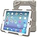 iPad Case,iPad 5 Case,iPad Air Case,ACEGUARDER [[Heavy Duty]]CaseWaterproofRainproofShockproof Kids Proof Case for iPad 5/iPad Air [Gifts Outdoor Carabiner + Whistle + Handwritten Touch Pen] (Aceguarder Brand)(Gray/White)