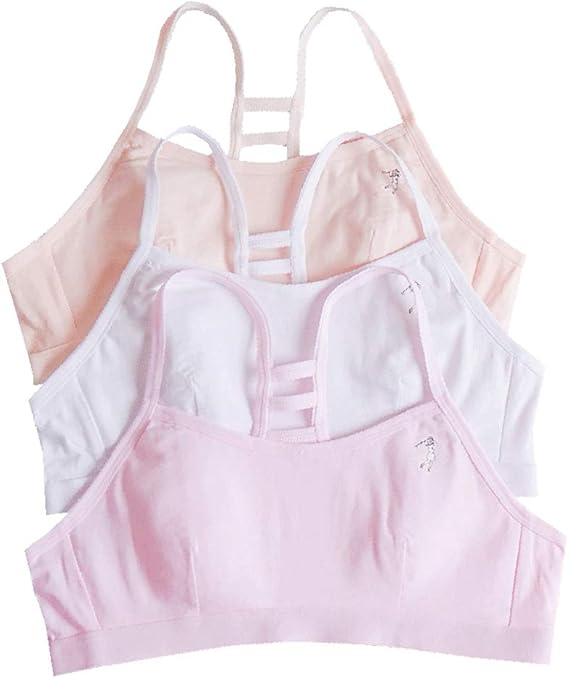 Age 814 Growing Girls Racerback Training Bras Cotton