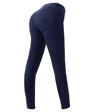 Minetom Hoch Elastizität Push Up Hüfte Hose Fitness Bleistift Hose Dünn Fitnessstudio Breath Leggings Skinny Jeans