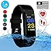Burn-Rate Fitness Tracker, Heart Rate Monitor - Smart Watches for Women & Men, Color Smart Watch Bracelet. Reloj Inteligente Pedometer, Distance Activity for Android & iPhones iOS