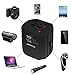 UROPHYLLA Travel Adapter, Universal European Adapter Dual Fuses 2.5A USB Wall Charger Power Adapter cover 150+countries EU US China UK Japan Germany Spain Iceland Italy Russia European Plug Adapter