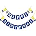 JOHEXI Gaming Happy Birthday Party Banner With Blue Personalized Birthday Flags Banner For Birthday Party Supplies Decoration