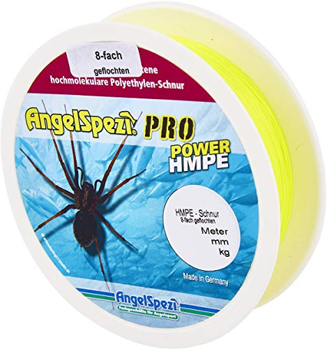 PRO Power Schnur 8 Fach geflochtene Angelsehne extrem Glatte runde Angelschnur 135 m