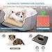 OMORC Pet Heating Pad, 12V Safe Cat Heating Pad with 3 Level Timer & Temperature Settings & 2 Replaceable Cover, Auto Power-off Built-in Thermostats and Anti-Bite Tube, 18