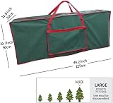 RAM ONLINE Christmas Tree Storage Bag 7FT Fits 120x48x33cm with Side Pouch view 3