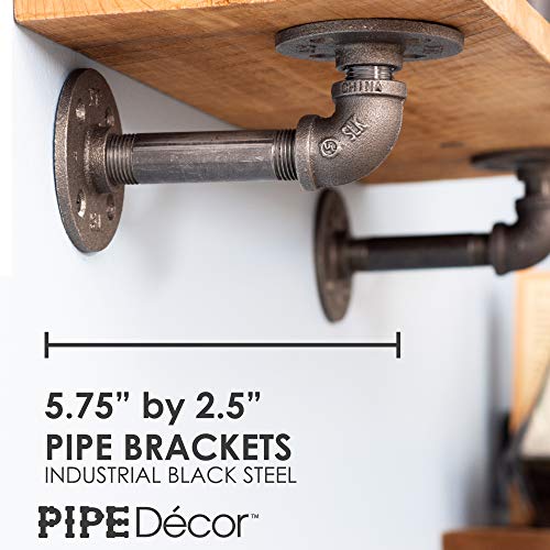 1 Rustic+Decor+Industrial+Shelf+Brackets