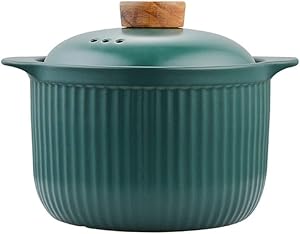 Non-Stick Induction Enamel Cast Iron Pot, 16.5cm-1.8L Round Casserole Dish With Lid ， Saucepan, Soup Pot, Gas Induction dishwasher, oven, General Purpose (Color : Green)