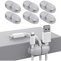 5Pack Cable Spring Holder Clips, Cord Organizer for Desk - Lamicall ...
